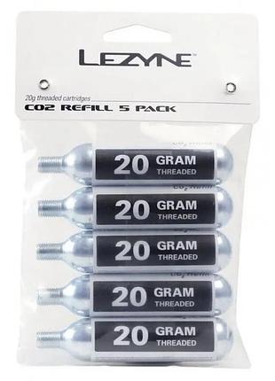 Баллон lezyne со2 20g 5 штук y13