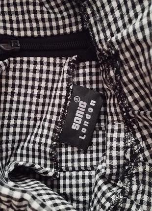 Платье в клетку по фигуре. 4