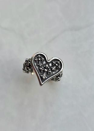 Каблуяка chrome hearts cemetery cross heart