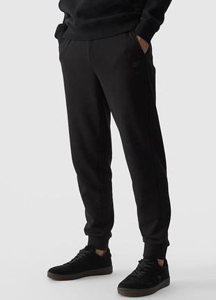 Чоловічі спортивні штани джогери 4f rom0943 deep black