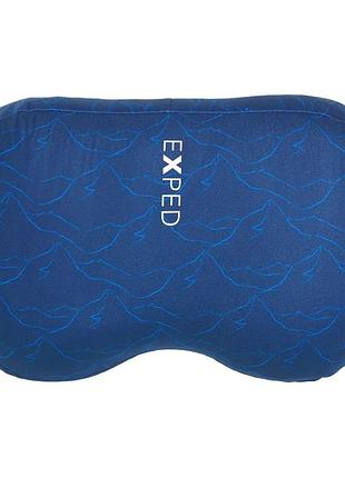 Подушка надувная exped down pillow m navy mountain