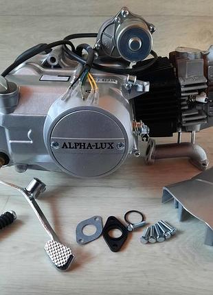 Двигун delta/alpha/viper active-110cc (механіка, чавунний циліндр) для мопедів: альфа, дельта, вайпер актив 2