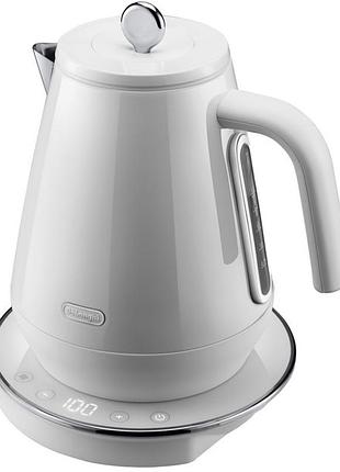 Електрочайник delonghi eclettica specialtea kby 2011 w 1.7 л білий 5192826