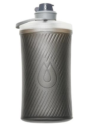 Мягкая бутылка hydrapak flux 1.5l ultra-light reusable bottle mammoth grey