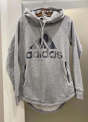 Стильная удлиненная фирменная толстовка adidas, оригинал
