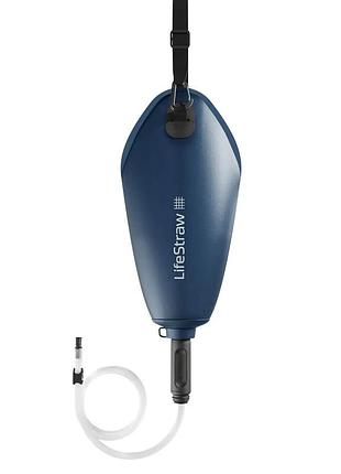 Бутылка-фильтр для воды lifestraw peak gravity 3l dark mountain blue