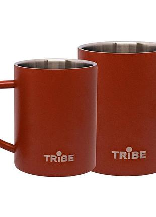 Термочашка tribe camp mug 375 мл, terracota 2