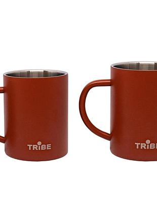 Термочашка tribe camp mug 375 мл, terracota 3