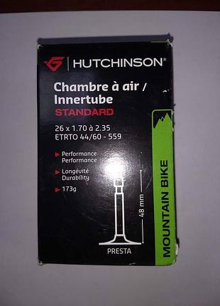 Камера hutchinson standard ch 26х1.70-2.35 vf 48 мм
