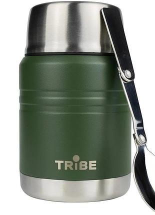 Термос харчовий tribe food jar 0,45 л olive