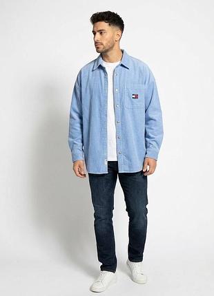 Вельветова сорочка tommy hilfiger jeans