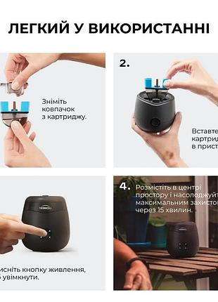 Устройство от комаров thermacell e55 rechargeable mosquito repeller blue 2