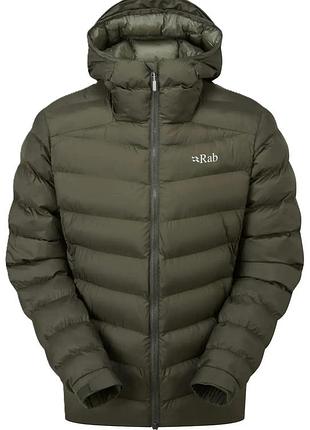 Мужская зимняя куртка rab nebitron pro jacket qip-23 army