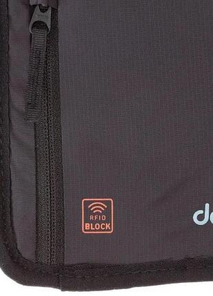 Гаманець deuter security wallet i rfid block sand 3