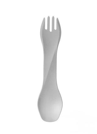 Ложка-вилка humangear gobites uno light gray