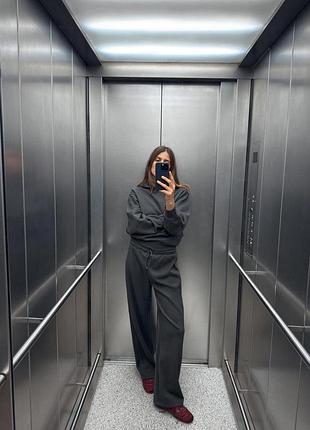 Худі жіноче сіре фліс zara