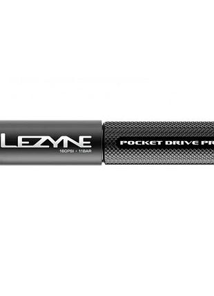 Ручной насос lezyne pocket drive pro черный