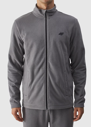 Чоловіча флісова кофта 4f flem289 grey