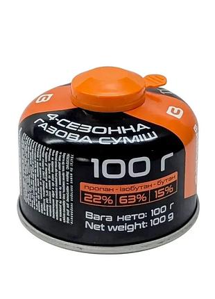 Газовий балон basecamp 4 season gas 100 г