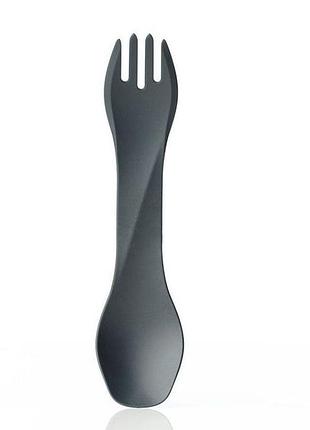 Ложка-вилка humangear gobites uno dark gray