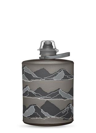 М'яка фляга hydrapak stow 500 мл mountains mammoth grey