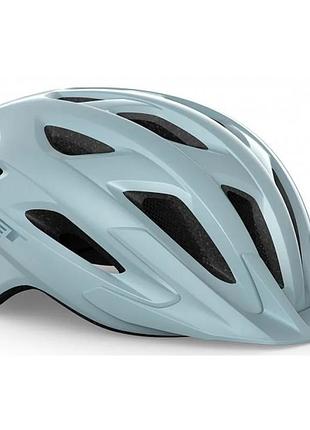 Шлем велосипедный met crossover ce new stone blue/glossy