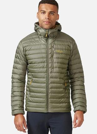Куртка мужская rab microlight alpine jkt light khaki