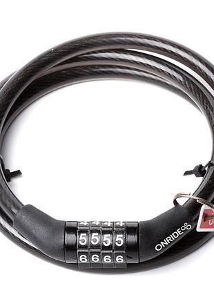 Замок onride enigma 10 спіральний кодовий 8*1000 мм