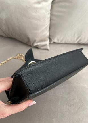 Чорна шкіряна сумка michael kors 4
