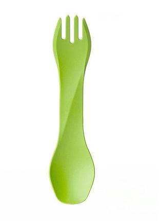 Ложка-вилка humangear gobites uno light green