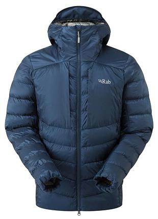 Чоловіча зимова куртка rab cirrus ultra hoody tempest blue