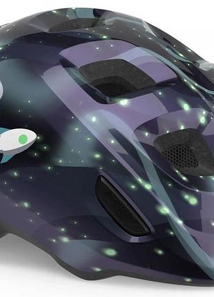 Шолом велосипедний met hooray ce space/glow in the dark