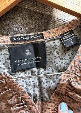 Шовкова блуза maison scotch 7