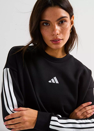 Женский свитшот essentials 3-stripes fleece adidas