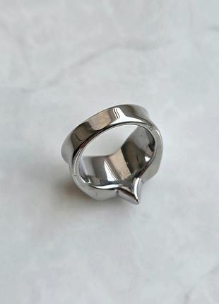 Каблучка siver chrome hearts gothic star 3