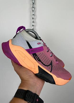 Nike zoomx zegama 'desert berry vivid purple' dh0625-600 жіночі спортивні бігові кросівки
