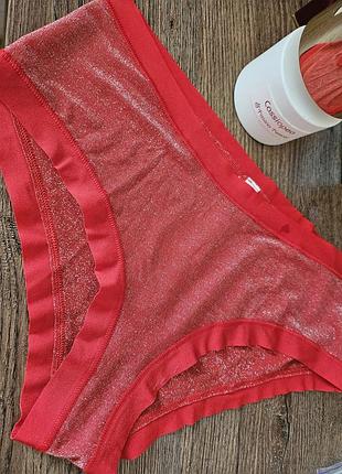 Красные трусики чики victorias secret