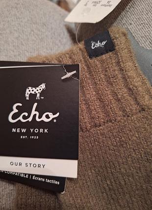 Жіночі рукавички echo new york з сенсорними кінчиками пальців. нові 6