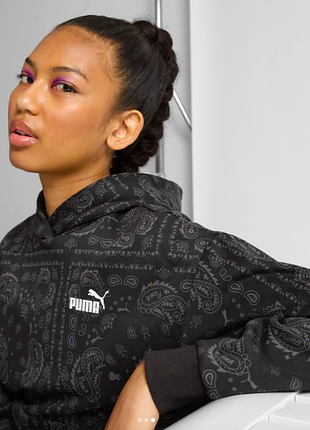 Худі жіноче чорне узори р.s puma