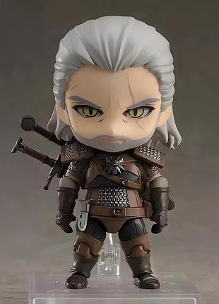 Фігурка ґеральта nendoroid resteq — рухома фігурка з the witcher 3: wild hunt, 10 см, з аксесуарами, колекційна статуетка