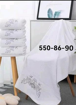 Банные полотенца 6шт махра