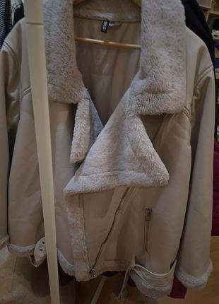 H&m куртка - дублянка ,розмiр 60+ 4