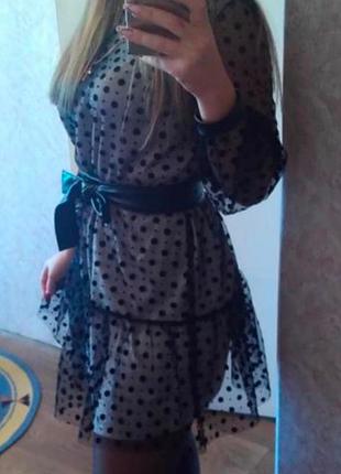 Святкова сукня з блискітками