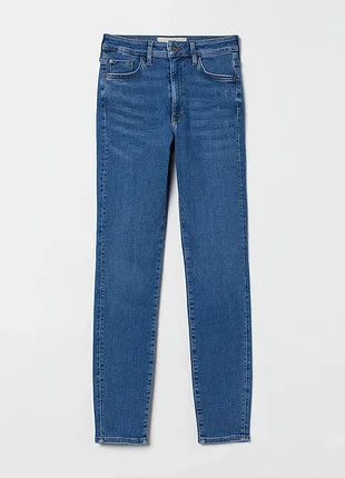 Синие джинсы h&amp;m скинни штаны
