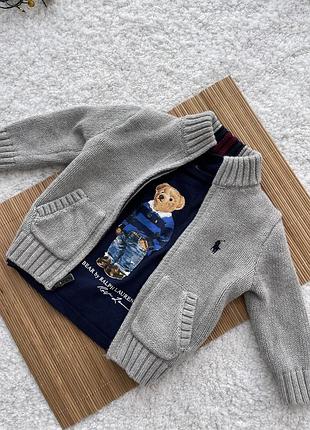 Дитячий комплект футболка та кардиган від polo ralph lauren