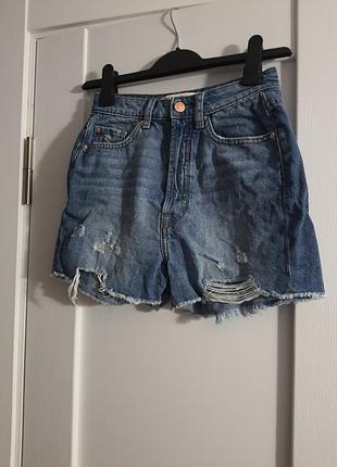 Шорты джинсовые zara