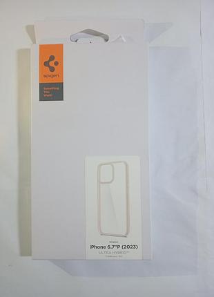 Чохол spigen для apple iphone15 pro max.