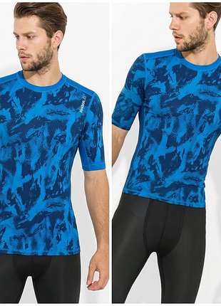 Футболка reebok для тренировок с технологией speedwick, размер xs-s