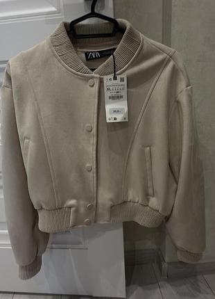 Бомбер zara