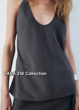 Топ fluido из линейки zw collection от бренда zara